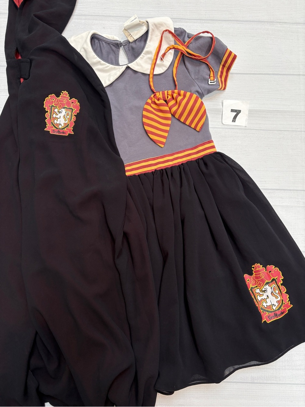 Taylor Joelle Harry Potter Gryffindor dress and cape